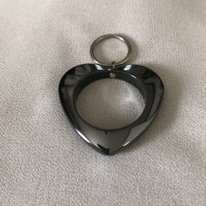 Hematite Heart Pendant